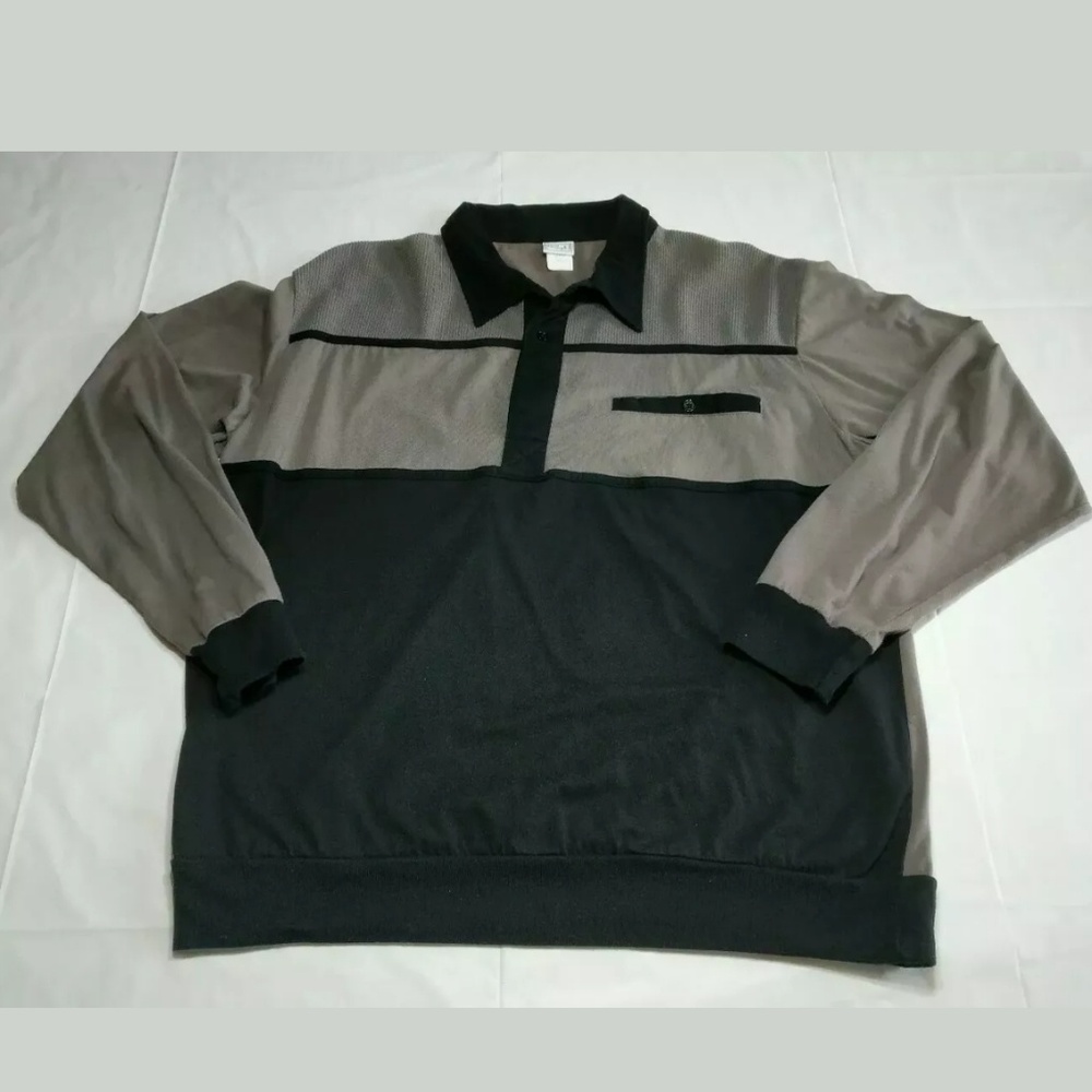 Haband Casual Joe Mens Bowling Shirt XL Hipster